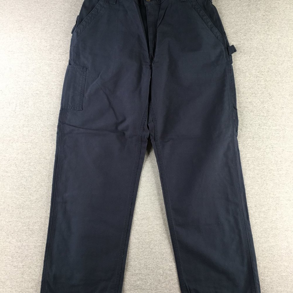 Tags Detached-Men- Carhartt Pants 40x32 Loose Fit Canvas Utility Work - Picture 5 of 7